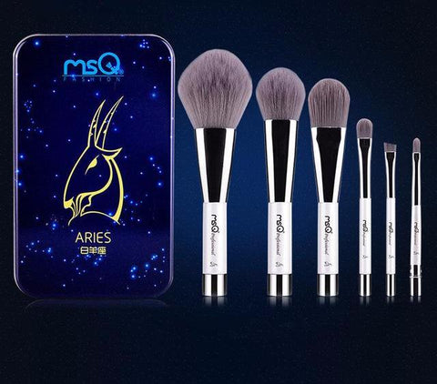 Charcoal Fiber Make Up Brush Set