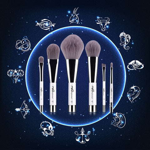 Charcoal Fiber Make Up Brush Set