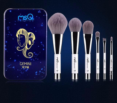 Charcoal Fiber Make Up Brush Set