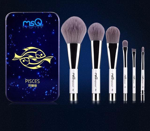 Charcoal Fiber Make Up Brush Set