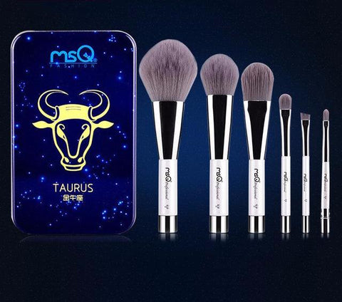 Charcoal Fiber Make Up Brush Set