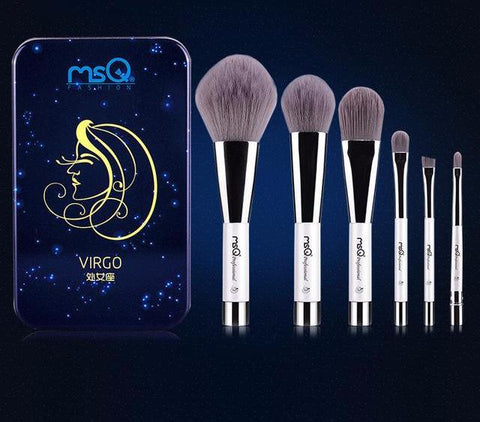 Charcoal Fiber Make Up Brush Set